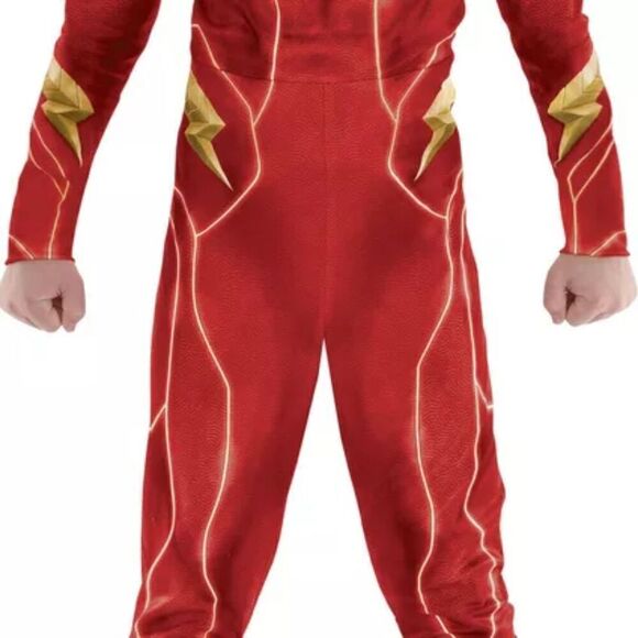 The Flash Kids Light Up Costume DC Studios Size Large 12-14 - Picture 4 of 11